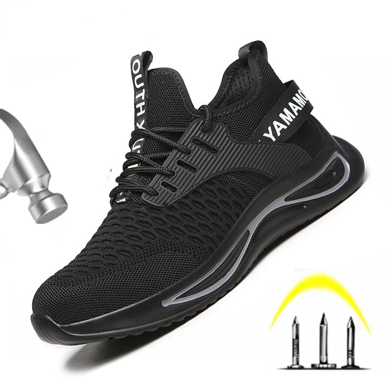 Fashion Man Safety Shoes Men Boots Steel Toe Shoes Breathable Work Sneakers Indestructible Safety Boots Male Shoes Work Boots
Fashion Man Safety Shoes Men Boots Steel Toe Shoes Breathable Work Sneakers Indestructible Safety Boots Male Shoes Work Boots
