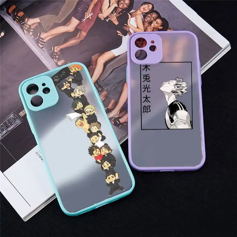 Anime Oya Haikyuu Phone Case For iPhone 13 12 11 Mini Pro XR XS Max 7 8 Plus X Matte transparent blue Back Cover
Anime Oya Haikyuu Phone Case For iPhone 13 12 11 Mini Pro XR XS Max 7 8 Plus X Matte transparent blue Back Cover
