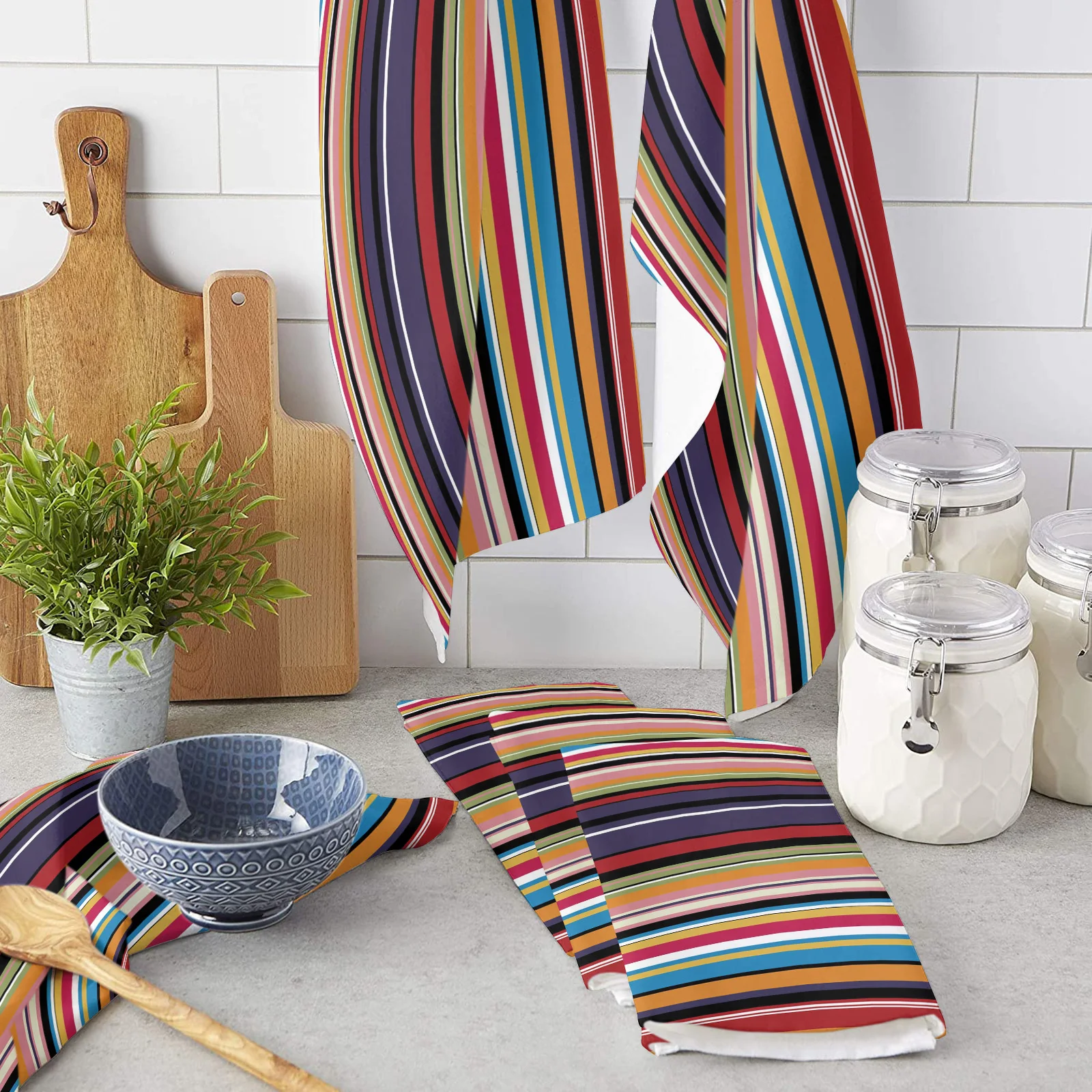 Mexico Style Colorful Stripes Kitchen Cleaning Towel Microfiber Absorbent Dishcloths for Kitchen Rags Cleaning Tool
Mexico Style Colorful Stripes Kitchen Cleaning Towel Microfiber Absorbent Dishcloths for Kitchen Rags Cleaning Tool