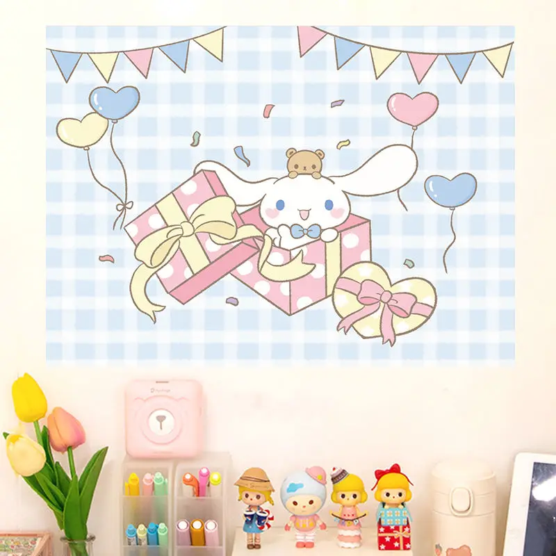 Кавайные Sanrioed Cinnamoroll наклейки, Самоклеящиеся украшения для спальни, для девочек, декор для комнаты, настенные наклейки
Кавайные Sanrioed Cinnamoroll наклейки, Самоклеящиеся украшения для спальни, для девочек, декор для комнаты, настенные наклейки