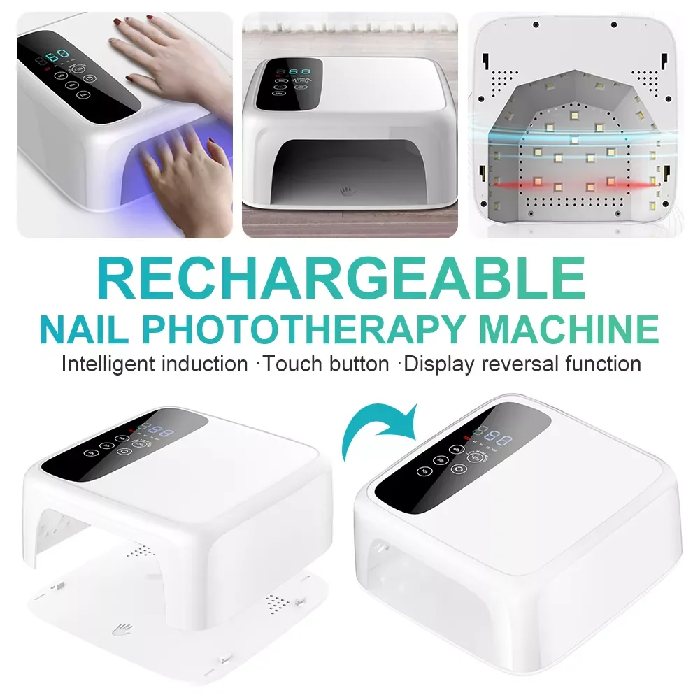 NEW2023 72W Wireless Nail LED Lamp Rechargeable UV LED Light Nail Polish Gel Dryer Fast Drying Portable Curling Nail Lamp Manicu
NEW2023 72W Wireless Nail LED Lamp Rechargeable UV LED Light Nail Polish Gel Dryer Fast Drying Portable Curling Nail Lamp Manicu