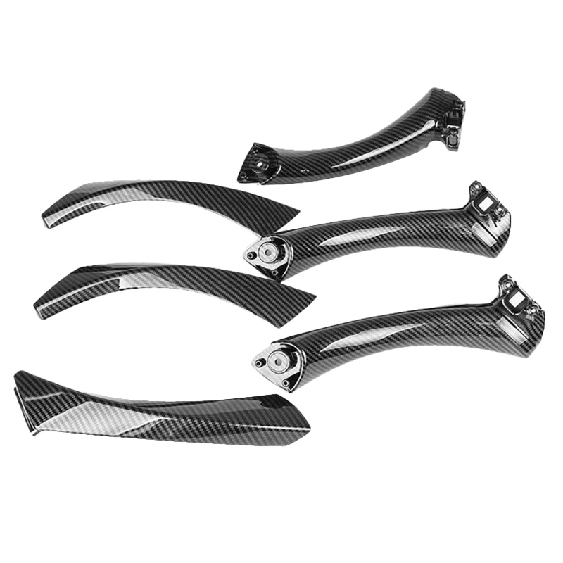 6Pcs Carbon Fiber Car Inner Door Handle Trim Pull Grab Panel Handle Replacement For-BMW E90 E91 3 Series 2004-2012
6Pcs Carbon Fiber Car Inner Door Handle Trim Pull Grab Panel Handle Replacement For-BMW E90 E91 3 Series 2004-2012