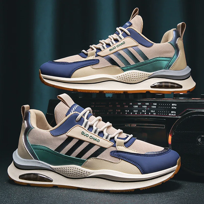 2022 Men Sneakers Fashion Breathable Casual Sport Running Shoes Street Youth Lace-up Striped Athletic Shoes
2022 Men Sneakers Fashion Breathable Casual Sport Running Shoes Street Youth Lace-up Striped Athletic Shoes