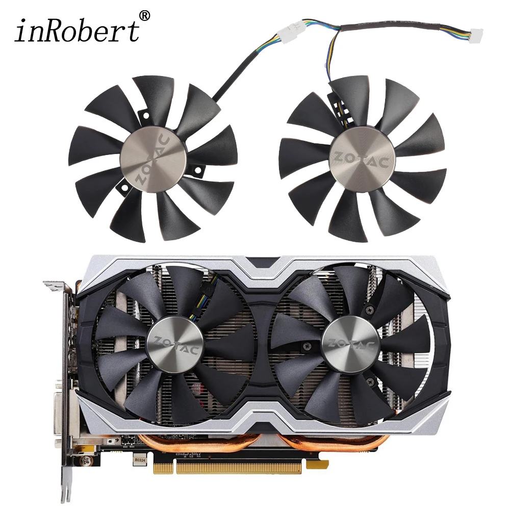 85mm GA91S2H GFY09010E12SPA 4Pin VGA Cooler Fan Replace For ZOTAC AMP 1060 6 GB GTX 1070 Mini Graphics Card Cooling Fan
85mm GA91S2H GFY09010E12SPA 4Pin VGA Cooler Fan Replace For ZOTAC AMP 1060 6 GB GTX 1070 Mini Graphics Card Cooling Fan
