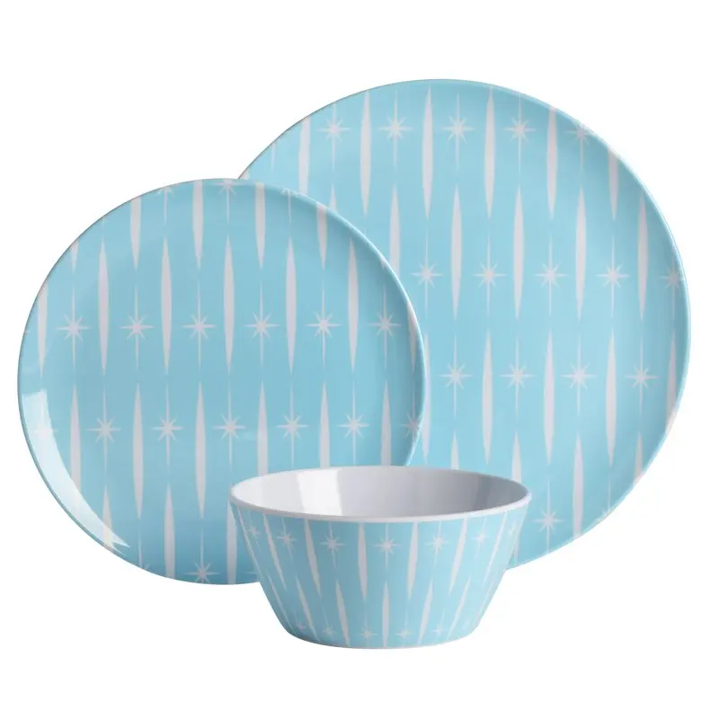 Retro, Stylish, Renegade, Durable & Reusable Miranda Lambert 12-Piece Colorful Melamine Dinnerware Set for Everyday Use.
Retro, Stylish, Renegade, Durable & Reusable Miranda Lambert 12-Piece Colorful Melamine Dinnerware Set for Everyday Use.
