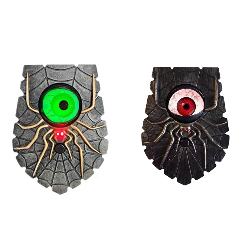 LED Halloween Decorations Doorbell Decor Light Glowing One-Eyed Spider Doorbell With Sound Party Decoration
LED Halloween Decorations Doorbell Decor Light Glowing One-Eyed Spider Doorbell With Sound Party Decoration