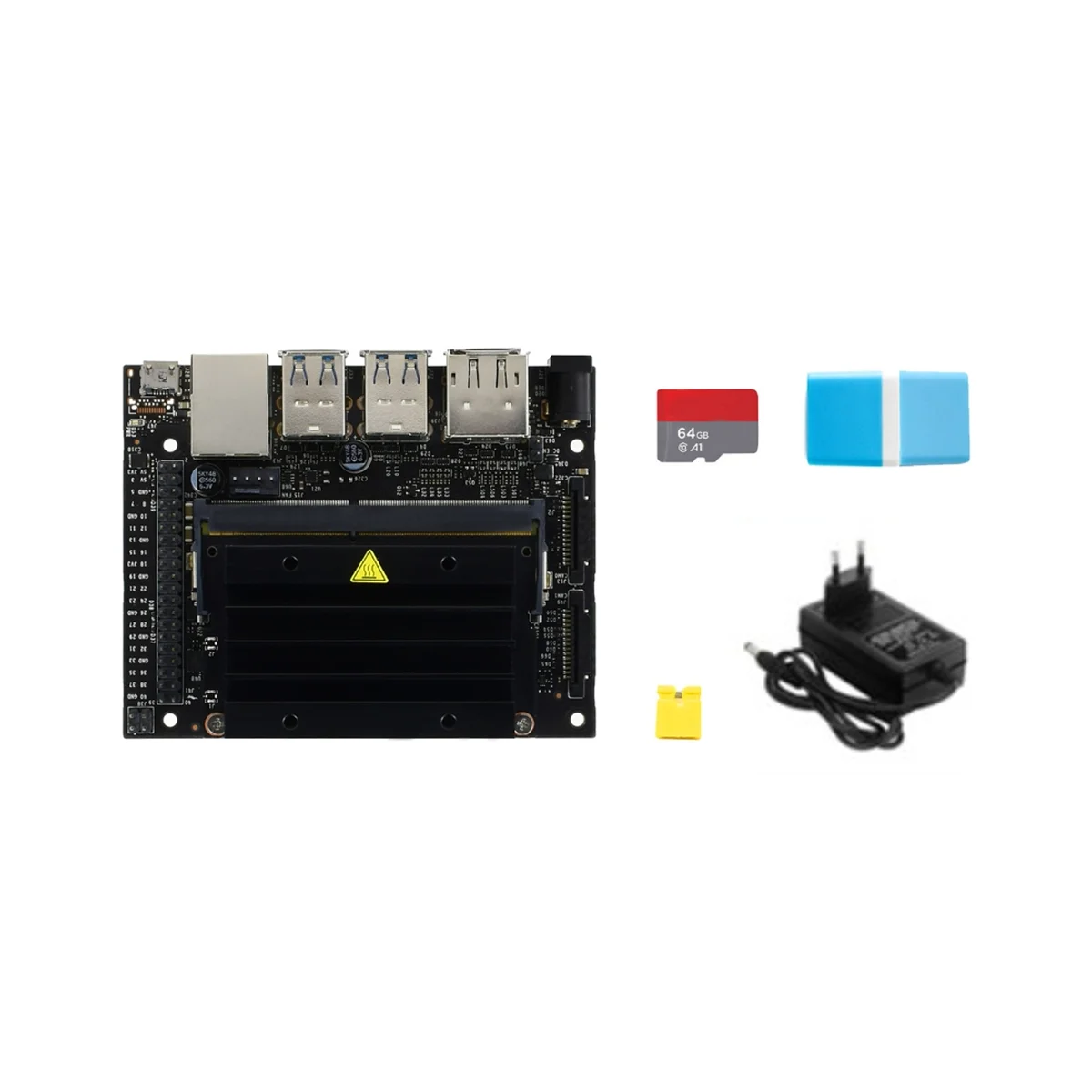 For Jetson Nano 4GB Developer Kit B01 AI Artificial Intelligence Development Board with Power Adapter DIY EU Plug
For Jetson Nano 4GB Developer Kit B01 AI Artificial Intelligence Development Board with Power Adapter DIY EU Plug