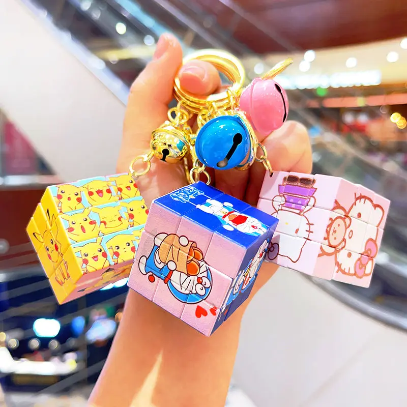 Sanrio Cute Kuromi Jingle cat strawberry bear series Rubik's Cube pendant toy mini three-step small Rubik's Cube key chai
Sanrio Cute Kuromi Jingle cat strawberry bear series Rubik's Cube pendant toy mini three-step small Rubik's Cube key chai