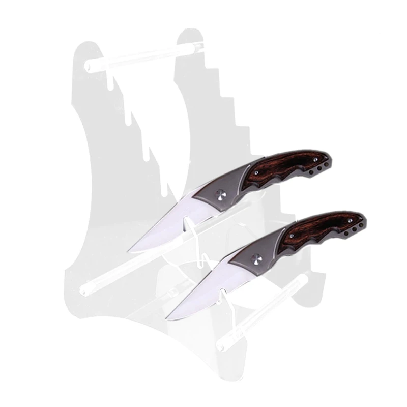 Heavy Duty Acrylic Knife Display Stands,Pocket Knives Easel Holder,Hunting Survival Knife Rack,1 Piece (Eight Layers)
Heavy Duty Acrylic Knife Display Stands,Pocket Knives Easel Holder,Hunting Survival Knife Rack,1 Piece (Eight Layers)