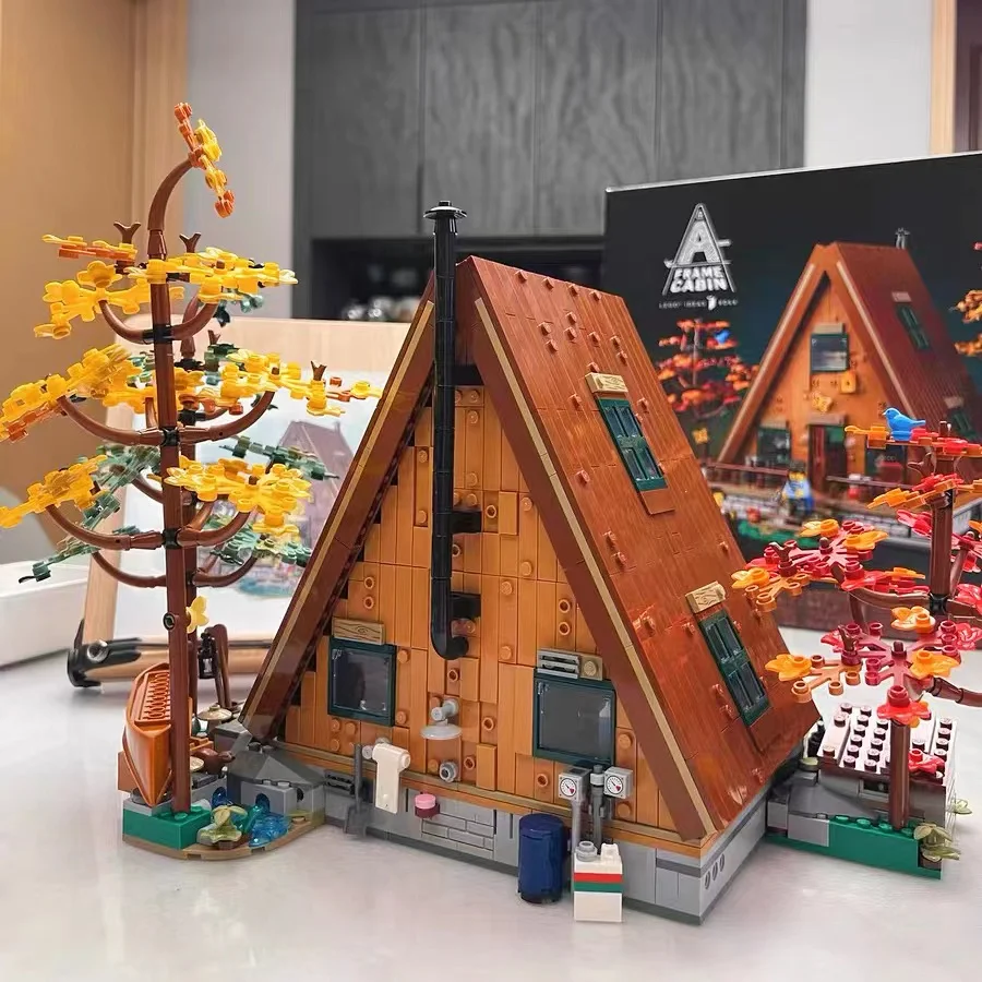 2023 New A-Frame Cottage 21338 Street View Architecture 2082PCS Four Seasons Forest DIY Tree House Kids Toys MOC Building Toys
2023 New A-Frame Cottage 21338 Street View Architecture 2082PCS Four Seasons Forest DIY Tree House Kids Toys MOC Building Toys