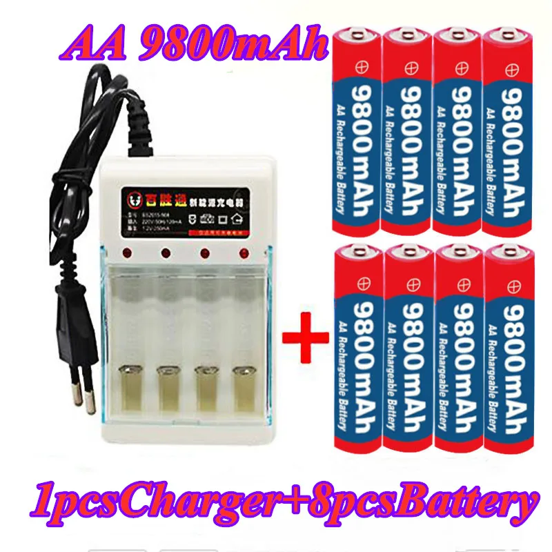 100% New 1,5 V AA 9800 mah akku AA 1,5 V. Wiederaufladbare Neue Alcalinas drummey + 1 stücke 4-zelle ladegerät
100% New 1,5 V AA 9800 mah akku AA 1,5 V. Wiederaufladbare Neue Alcalinas drummey + 1 stücke 4-zelle ladegerät