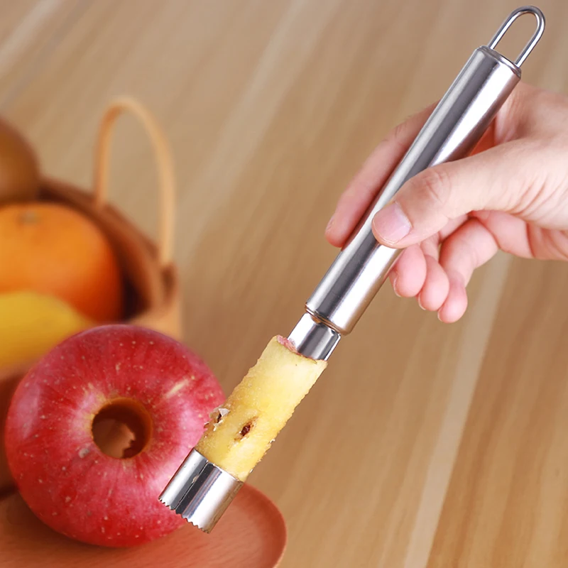 Stainless Steel Apple Corer Fruit Seeder Pitter Core Remover Easy Twist Apple Pear Corer Knife Fruit Tools Home Kitchen Gadgets
Stainless Steel Apple Corer Fruit Seeder Pitter Core Remover Easy Twist Apple Pear Corer Knife Fruit Tools Home Kitchen Gadgets