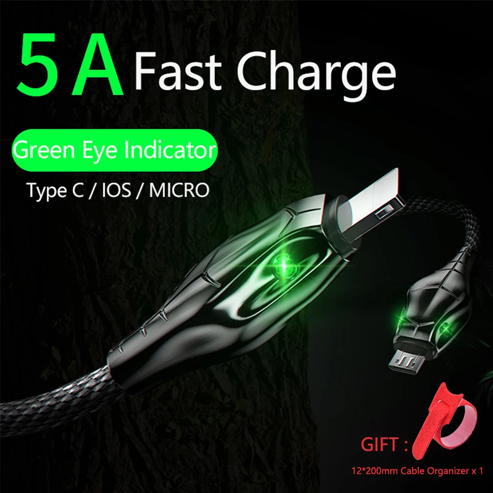 New Black Mamba 5A Fast Charging Cable For iPhone 13 Pro Max Quick USB Type C Micro Cable For Huawei Xiaomi Samsung Galaxy Note
New Black Mamba 5A Fast Charging Cable For iPhone 13 Pro Max Quick USB Type C Micro Cable For Huawei Xiaomi Samsung Galaxy Note