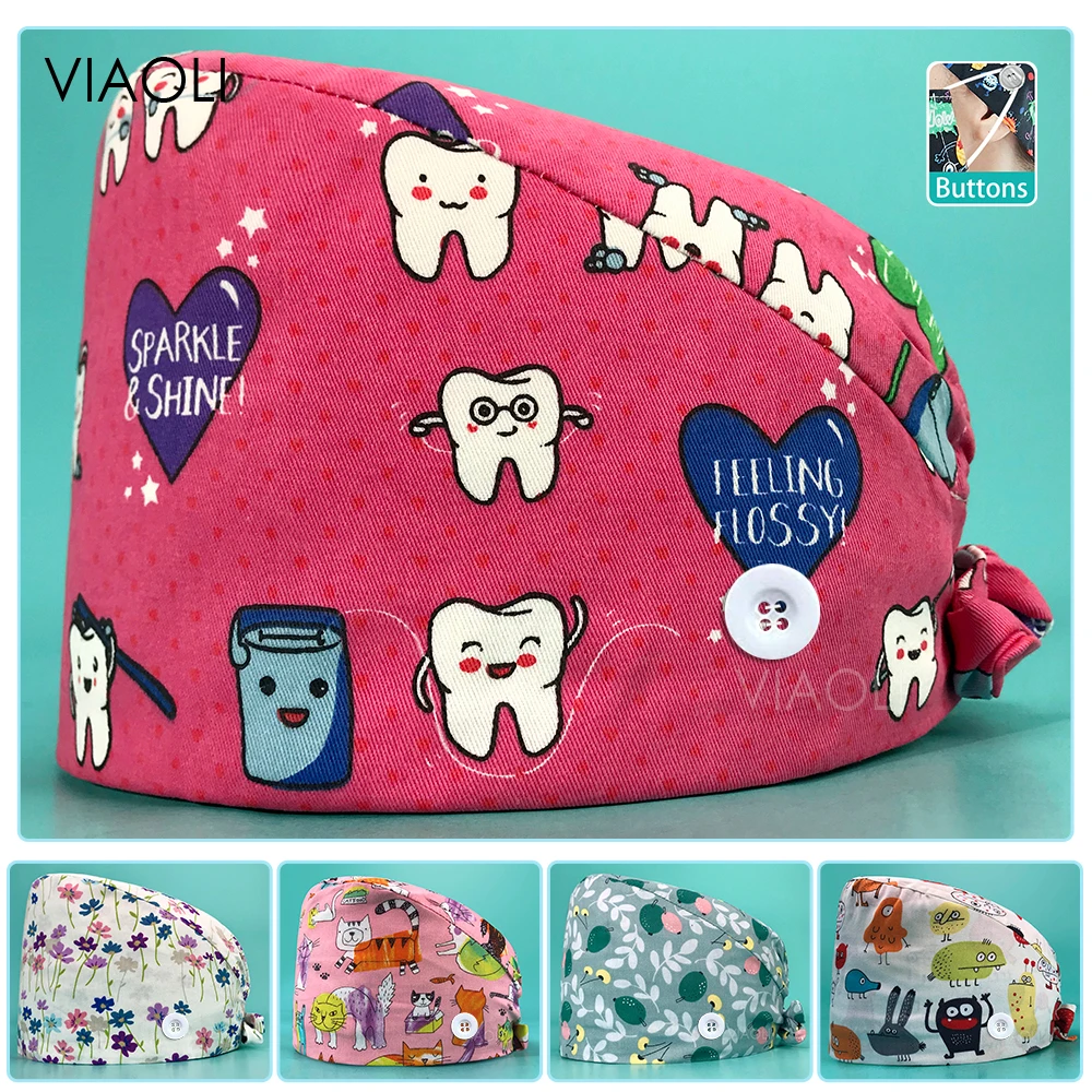 Pharmacy High Quality Medical Surgery Cap Tooth Printing Scrub Hat Pet Clinic Doctor Scrubs Work Hat Hospital Nurse Accessories
Pharmacy High Quality Medical Surgery Cap Tooth Printing Scrub Hat Pet Clinic Doctor Scrubs Work Hat Hospital Nurse Accessories