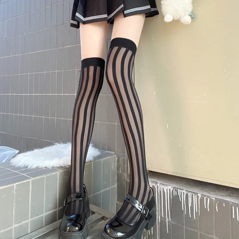 Puella Magi Madoka Mami Tomoe Cosplay Black Socks tights stockings Thigh High Stretchy Stockings Stripe Over The Knee Socks
Puella Magi Madoka Mami Tomoe Cosplay Black Socks tights stockings Thigh High Stretchy Stockings Stripe Over The Knee Socks