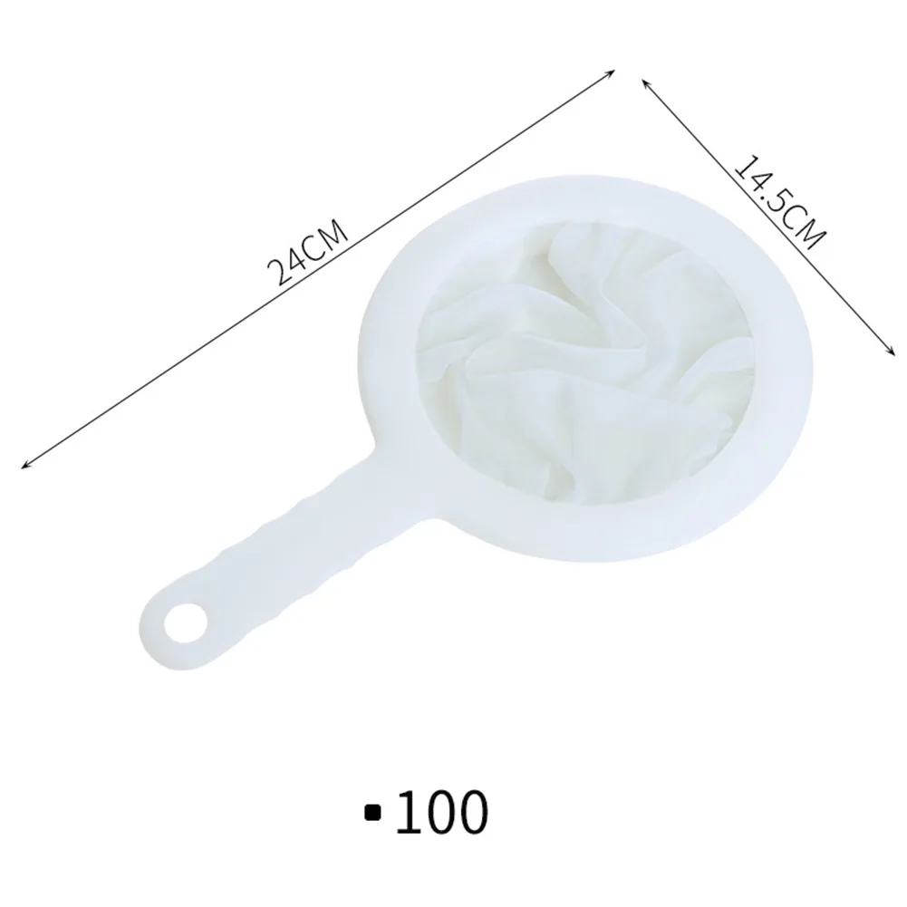 Filter Nylon Strainer Kitchen Tools Soymilk 100mesh/200mesh/400mesh 24*14.5cm Brand New High Quality Nylon 1 Pcs
Filter Nylon Strainer Kitchen Tools Soymilk 100mesh/200mesh/400mesh 24*14.5cm Brand New High Quality Nylon 1 Pcs