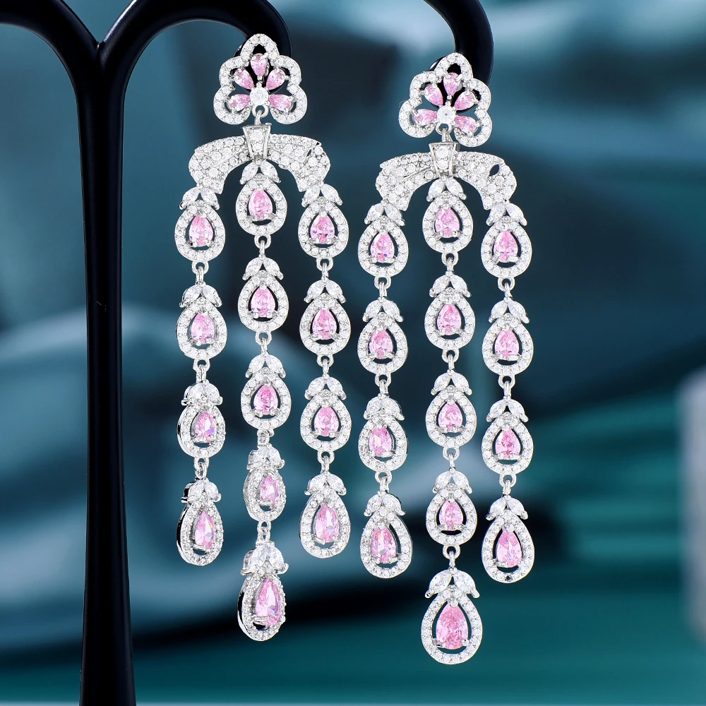 GODKI Indian Luxury Cubic Zircon CZ Long Dangle Pearl Tassel Earrings for Women African Bridal Party Jewelry aretes de mujer
GODKI Indian Luxury Cubic Zircon CZ Long Dangle Pearl Tassel Earrings for Women African Bridal Party Jewelry aretes de mujer
