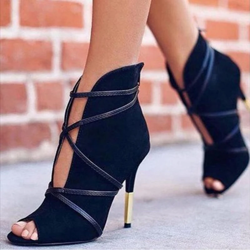 Fashion Women High Heel Sandals Sexy Open Toe Ankle Boots Autumn Shoes Wedding Office Womens Heels Size 36-43 Womens Heels
Fashion Women High Heel Sandals Sexy Open Toe Ankle Boots Autumn Shoes Wedding Office Womens Heels Size 36-43 Womens Heels