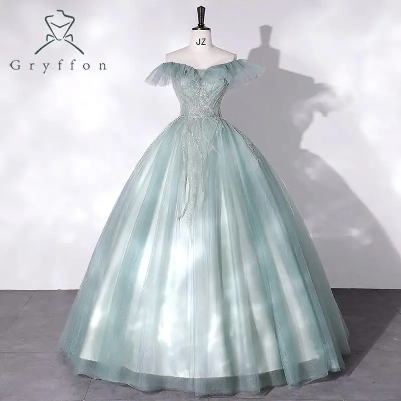 New Vestidos Luxury Beading Quinceanera Dresses Classic Ball Gown Noble Party Dress Real Photo Robe De Bal Prom Dress 
New Vestidos Luxury Beading Quinceanera Dresses Classic Ball Gown Noble Party Dress Real Photo Robe De Bal Prom Dress