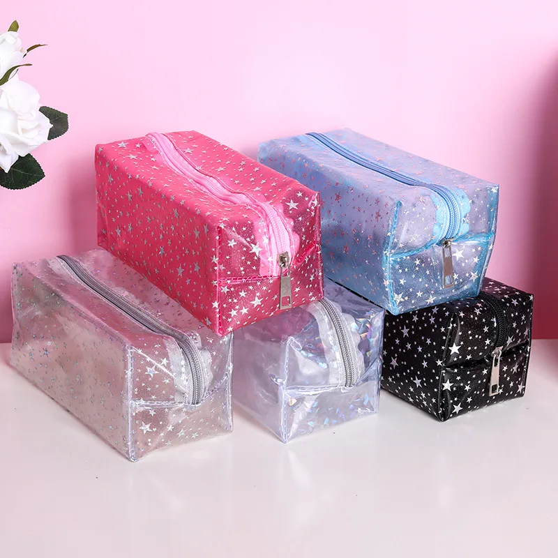 New PVC Transparent Cosmetic Bag Large-capacity PVC Waterproof Wash Handbag Multi-functional Hand Storage Bags
New PVC Transparent Cosmetic Bag Large-capacity PVC Waterproof Wash Handbag Multi-functional Hand Storage Bags