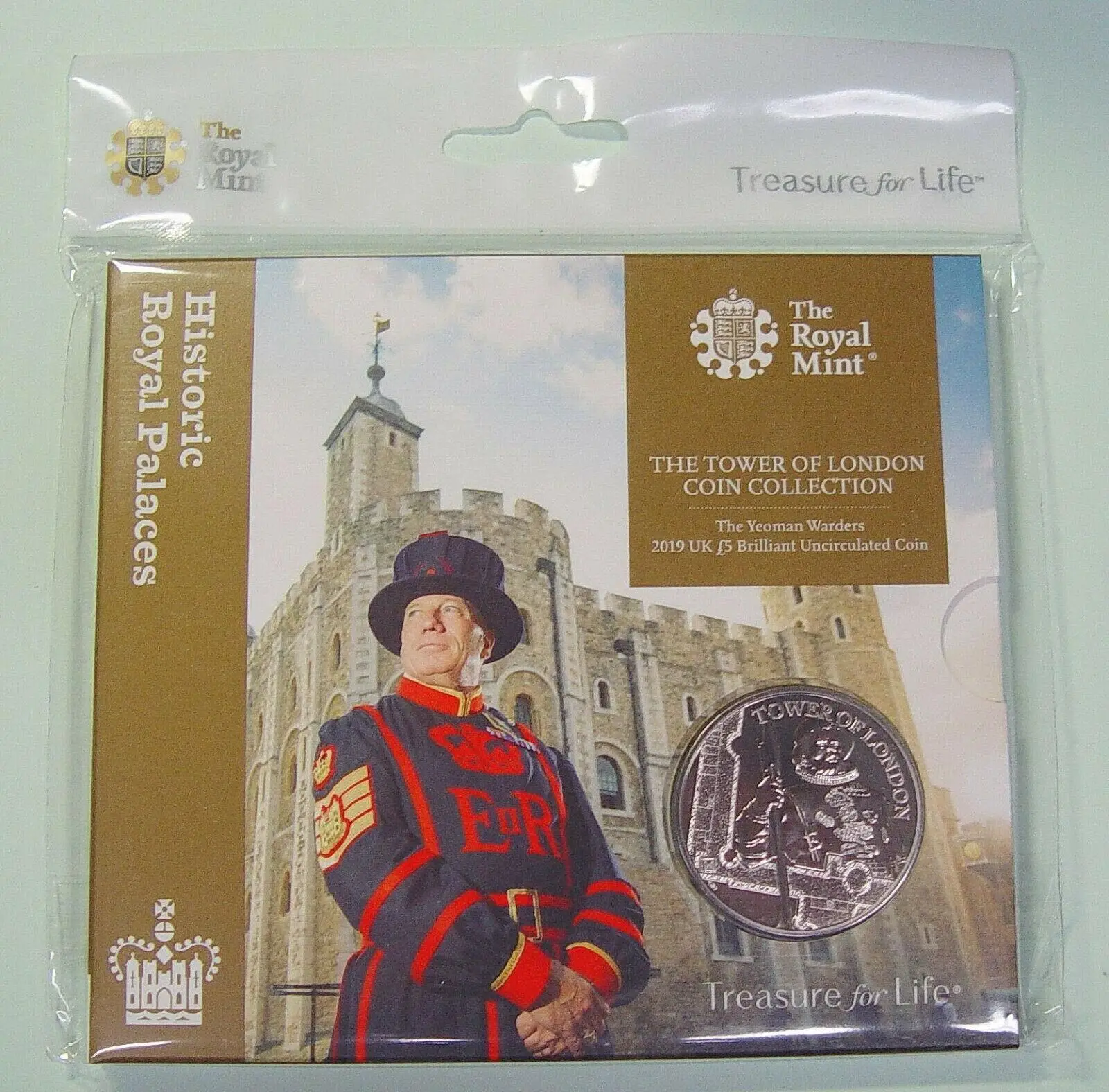 

2019 British 5 Pounds Tower of London Royal Maid Commemorative Coin