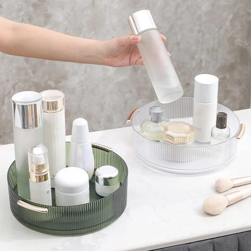 360 Degree Rotating Plastic Storage Tray Cosmetic Storage Box Makeup Organizer Storage Baskets Kitchen Organizer Serving Tray
360 Degree Rotating Plastic Storage Tray Cosmetic Storage Box Makeup Organizer Storage Baskets Kitchen Organizer Serving Tray