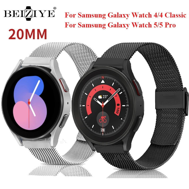 Milanese Strap For Samsung Galaxy Watch 4 Classic 42mm 46mm Metal Correa For Galaxy Watch 5 Band 5 Pro/4 44mm 40mm 45mm Bracelet
Milanese Strap For Samsung Galaxy Watch 4 Classic 42mm 46mm Metal Correa For Galaxy Watch 5 Band 5 Pro/4 44mm 40mm 45mm Bracelet