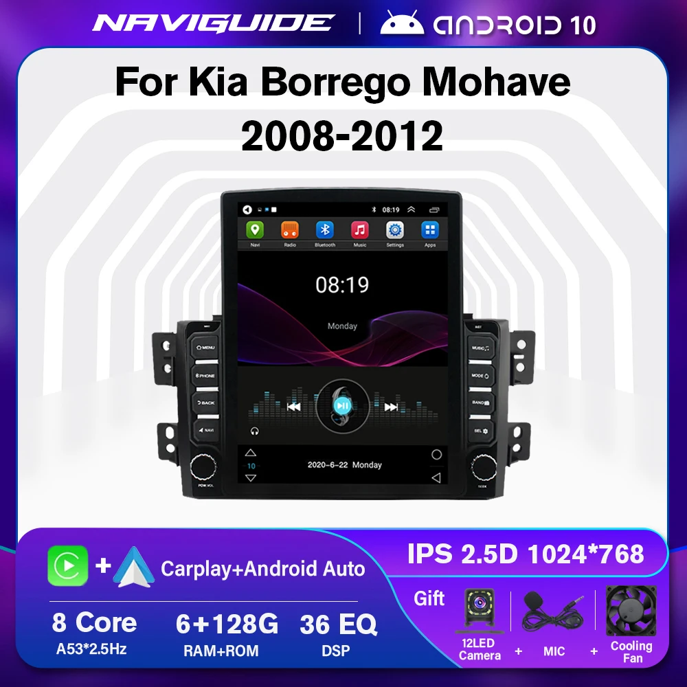 NAVIGUIDE Android Car Radio Carplay For Kia Borrego Mohave 2008-2012 Tesla Screen Car Multimedia Player GPS Navigation Autoradio
NAVIGUIDE Android Car Radio Carplay For Kia Borrego Mohave 2008-2012 Tesla Screen Car Multimedia Player GPS Navigation Autoradio