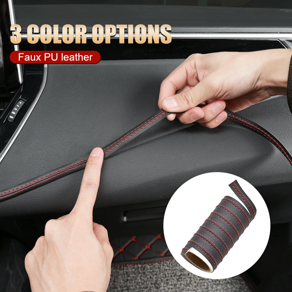 Car Interior Moulding Trim PU Leather Flexible Trim Strip Car Interior Decoration Dashboard Sticker Braid Gap Filler Accessories
Car Interior Moulding Trim PU Leather Flexible Trim Strip Car Interior Decoration Dashboard Sticker Braid Gap Filler Accessories