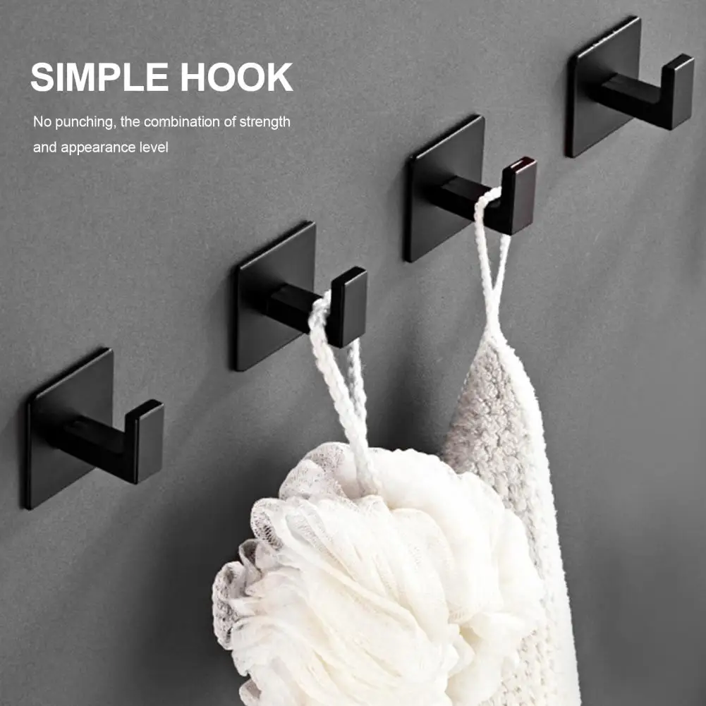 Компактный подвесной крючок с закругленными краями для двери, органайзер для одежды, товары для дома