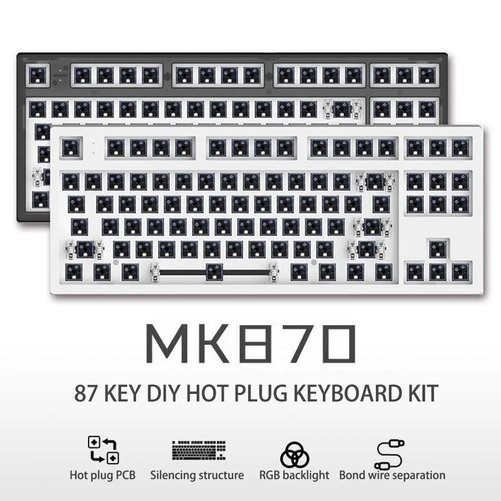 Механическая клавиатура Mk870, полностью Rgb подсветка, горячая Распродажа, C, черная, Usb, программируемая, перезаряжаемая, прозрачная розетка D2n0
Механическая клавиатура Mk870, полностью Rgb подсветка, горячая Распродажа, C, черная, Usb, программируемая, перезаряжаемая, прозрачная розетка D2n0