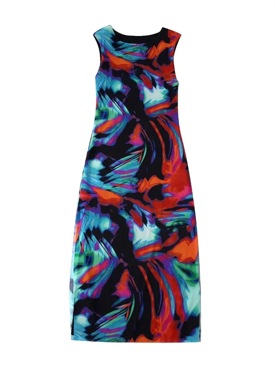 Платье-футляр женское с круглым вырезом, модный элегантный пикантный сарафан с принтом, без рукавов, с Боковым Разрезом, лето 2022
Платье-футляр женское с круглым вырезом, модный элегантный пикантный сарафан с принтом, без рукавов, с Боковым Разрезом, лето 2022