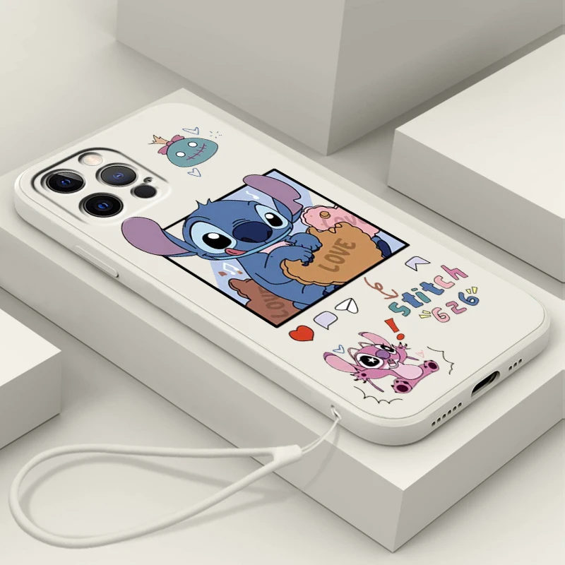 Disney Stitch Fashion Cute Liquid Rope Cover Phone Case For Apple iPhone 14 13 12 Mini 11 XS Pro Max X XR Plus SE 2020 Funda
Disney Stitch Fashion Cute Liquid Rope Cover Phone Case For Apple iPhone 14 13 12 Mini 11 XS Pro Max X XR Plus SE 2020 Funda
