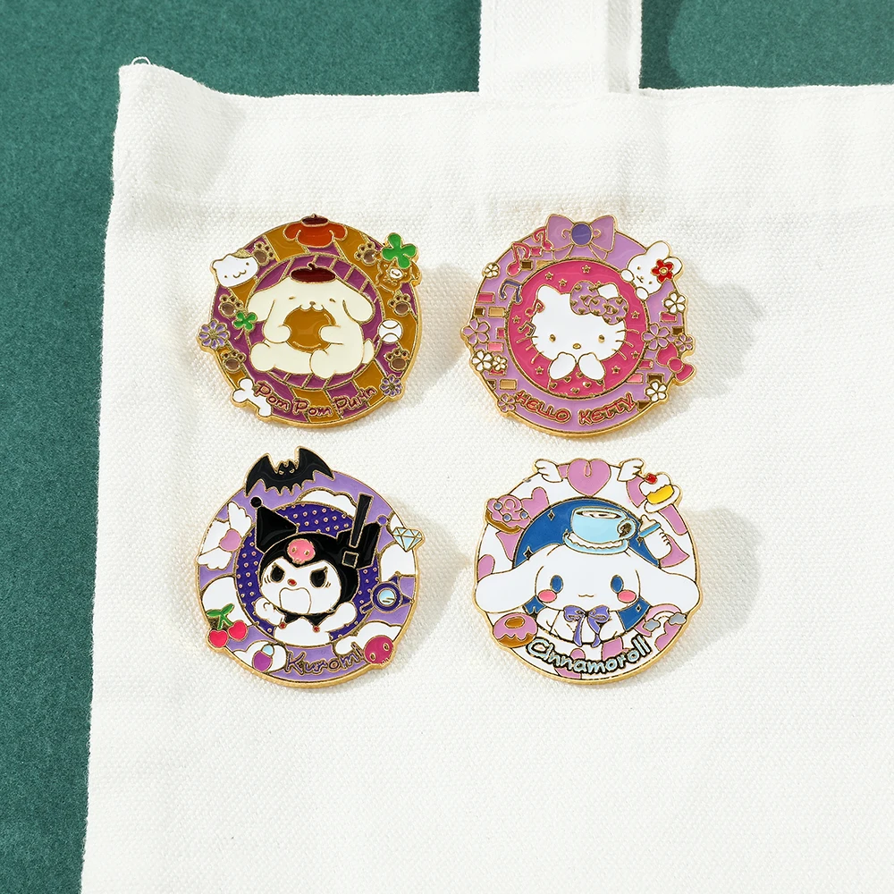 Cut Sanrio Hello Kitty Kuromi Metal Enamel Pins Anime Badge Cartoon Brooches Lapel Pin Jewelry Gift For Women Men Souvenir
Cut Sanrio Hello Kitty Kuromi Metal Enamel Pins Anime Badge Cartoon Brooches Lapel Pin Jewelry Gift For Women Men Souvenir