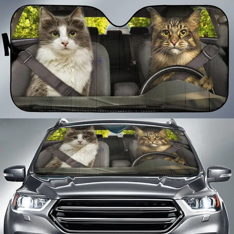 Cat Car Sunshade, Cat Car Sunshade, Windshield, Auto Parts, Cat Dad, Cat Mom, Cat Lovers, Pet Lovers, Cute Cats
Cat Car Sunshade, Cat Car Sunshade, Windshield, Auto Parts, Cat Dad, Cat Mom, Cat Lovers, Pet Lovers, Cute Cats