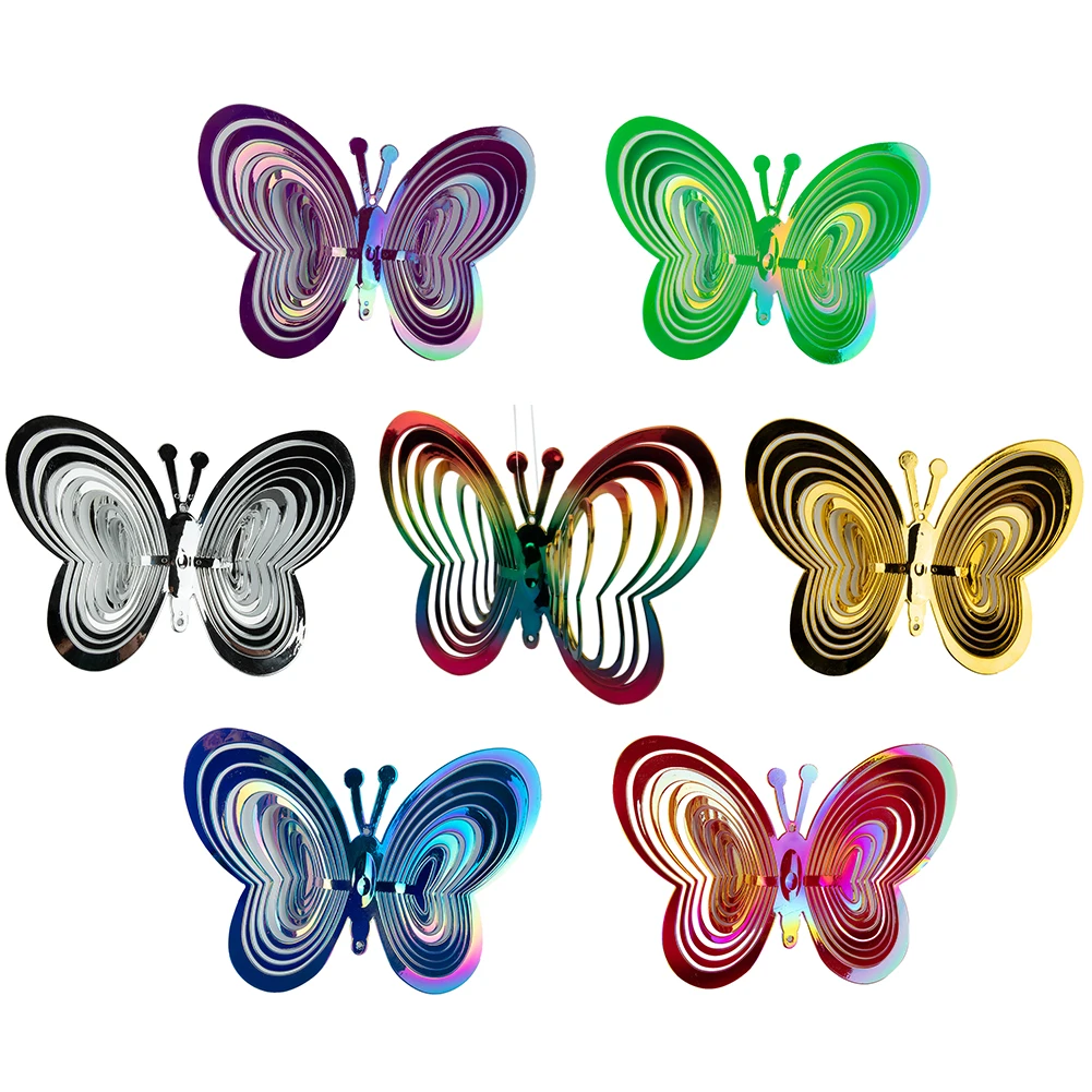 3D Butterfly Wind Chimes Outdoor Home Garden Decorations High Quality Metal Wind Spinner Garden Repel Birds Decoration Supply
3D Butterfly Wind Chimes Outdoor Home Garden Decorations High Quality Metal Wind Spinner Garden Repel Birds Decoration Supply