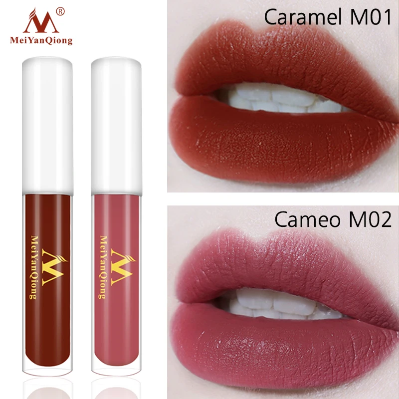 MeiYanQiong Lipgloss Matte Lip Gloss Velvety Lipstick Liquid Matte Waterproof Lip Tint Full & rich Sexy Lip Makeup Cosmetic
MeiYanQiong Lipgloss Matte Lip Gloss Velvety Lipstick Liquid Matte Waterproof Lip Tint Full & rich Sexy Lip Makeup Cosmetic
