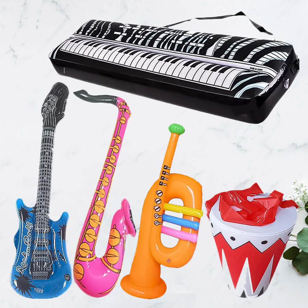 Inflatable Party Guitar Toy Kids Blow Up Saxophone Instruments Instrument Musical Toys Balloons Roll Favors Guitars Props
Inflatable Party Guitar Toy Kids Blow Up Saxophone Instruments Instrument Musical Toys Balloons Roll Favors Guitars Props