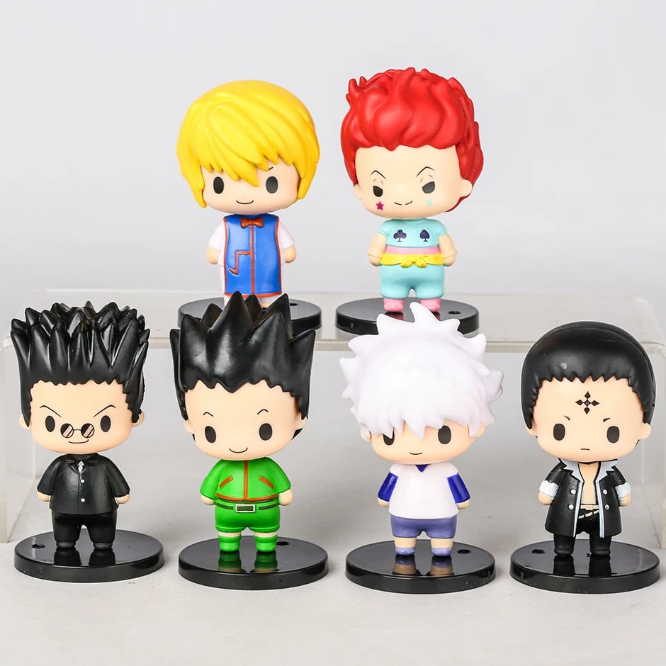 Hunter×Hunter Gon Freecss Killua Zoldyck Kurapika Leorio Hisoka Chrollo Lucilfer милые цифры Модель игрушки для дисплея 6 шт./комплект
Hunter×Hunter Gon Freecss Killua Zoldyck Kurapika Leorio Hisoka Chrollo Lucilfer милые цифры Модель игрушки для дисплея 6 шт./комплект