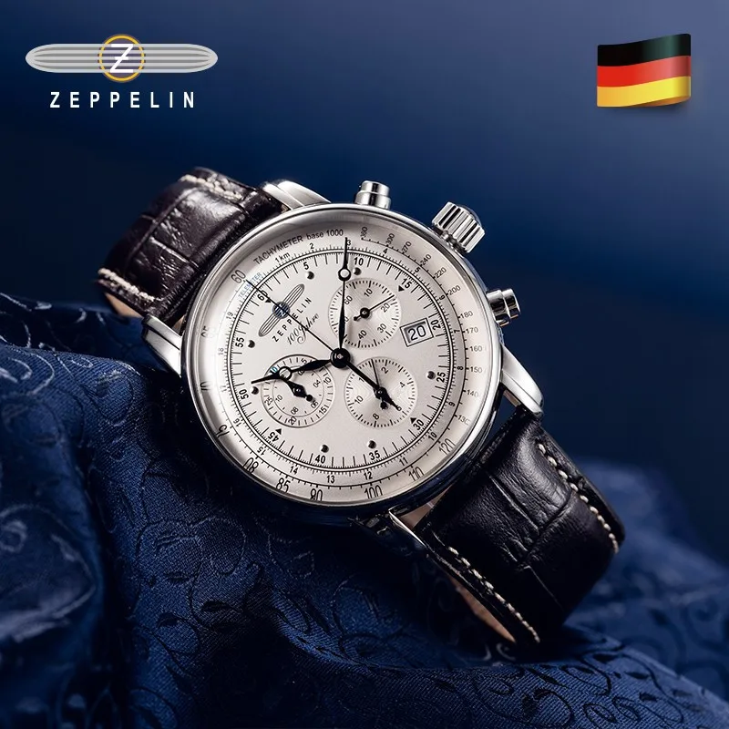 2023 New Zeppelin Watch Top Waterproof Genuine Leather Business Casual Quartz Watch Men's Three Eyes Multifunctional Chronograph
2023 New Zeppelin Watch Top Waterproof Genuine Leather Business Casual Quartz Watch Men's Three Eyes Multifunctional Chronograph