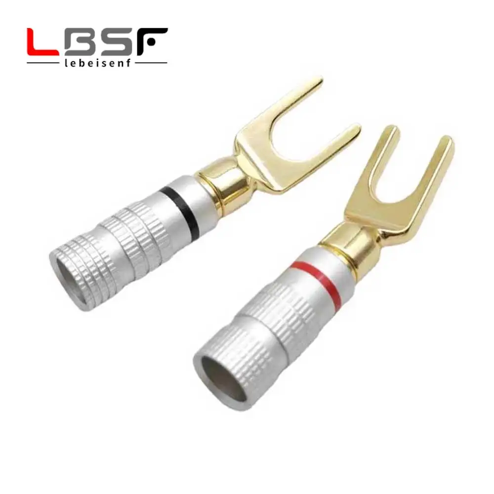 2 шт./1 пара, медные позолоченные штекеры типа «А» 
2 шт./1 пара, медные позолоченные штекеры типа «А»