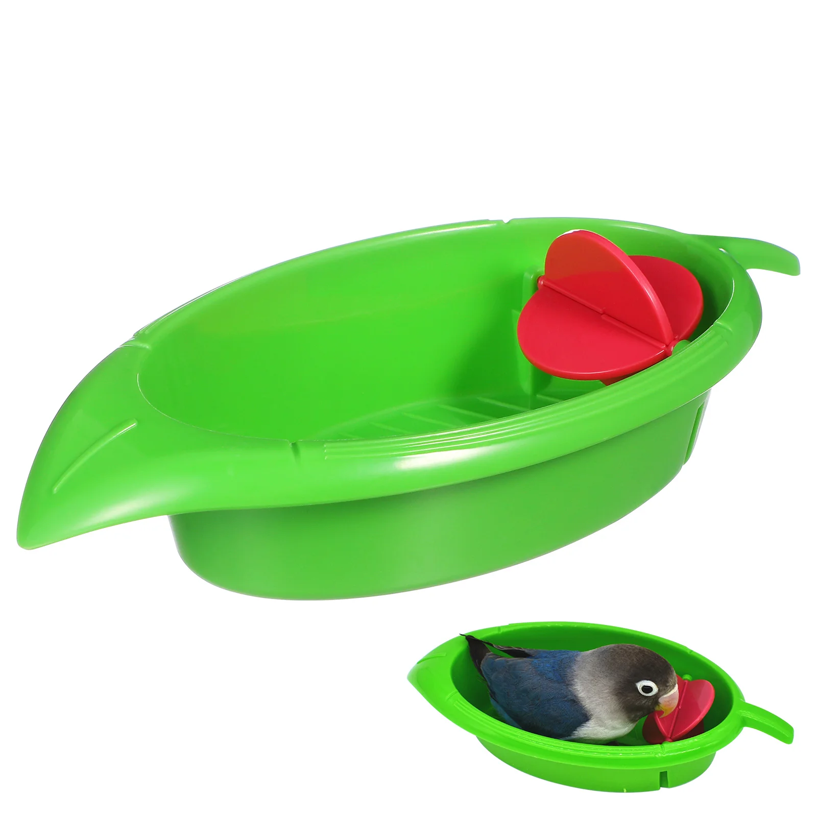 Parrot Bath Toy Pet Bird Bathtub Supply Bathing Parakeet Utensils Plastic Outdoor
Parrot Bath Toy Pet Bird Bathtub Supply Bathing Parakeet Utensils Plastic Outdoor