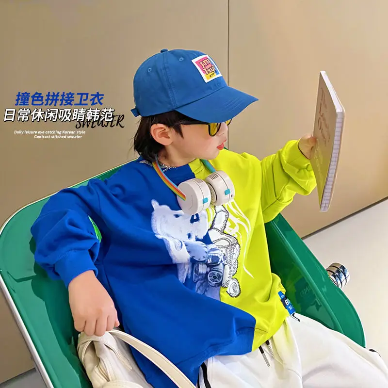 Осенняя хлопковая детская Свободная Повседневная Толстовка пуловер для маленьких мальчиков и девочек рубашки для подростков Детские одно...
Осенняя хлопковая детская Свободная Повседневная Толстовка пуловер для маленьких мальчиков и девочек рубашки для подростков Детские одно...