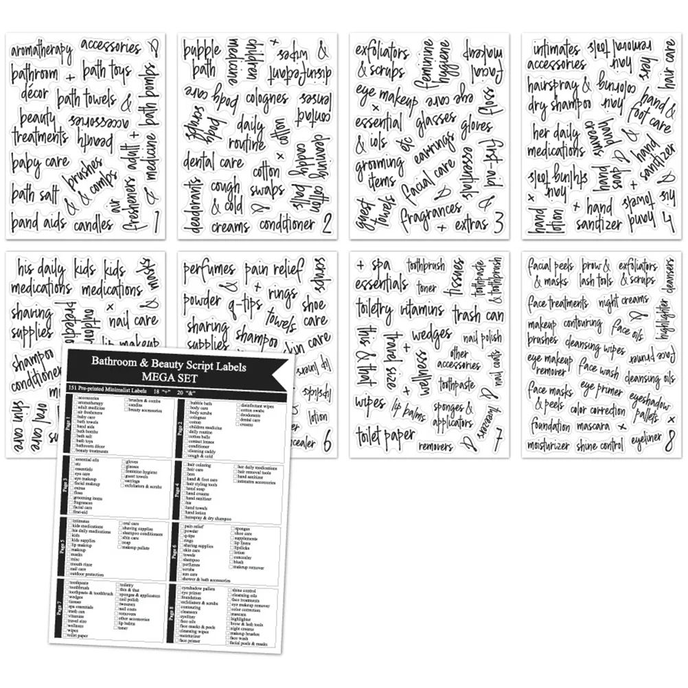 Labels Storage Bins Black Label Soap Labels Pantry Labels Bathroom Category Tags Spray Bottle Lotion Labels 
Labels Storage Bins Black Label Soap Labels Pantry Labels Bathroom Category Tags Spray Bottle Lotion Labels