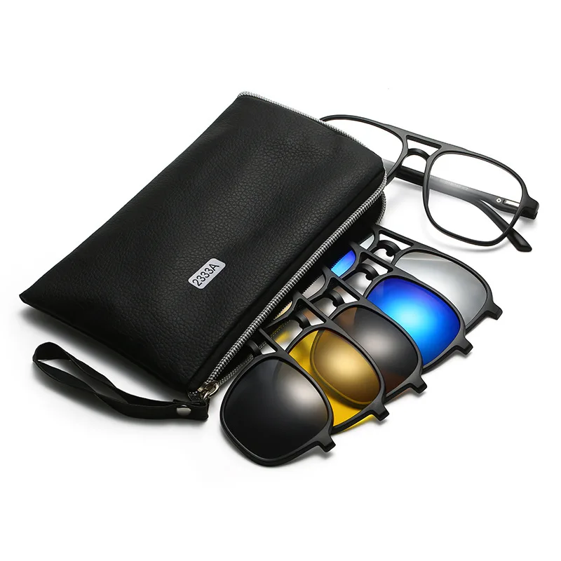 Vision Goggles Sunglasses Clip Piece Female 6 In 1 Custom Magnetic Suction Set Mirror Polarized Sun Glasses Male Driving Night
Vision Goggles Sunglasses Clip Piece Female 6 In 1 Custom Magnetic Suction Set Mirror Polarized Sun Glasses Male Driving Night