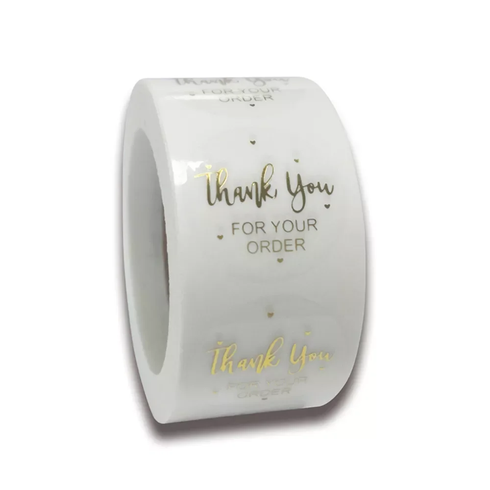NEW Round Gold Foil Thank You For Your Order Stickers 1 inch Wedding Pretty Gift Cards Envelope Sealing Label Stickers
NEW Round Gold Foil Thank You For Your Order Stickers 1 inch Wedding Pretty Gift Cards Envelope Sealing Label Stickers