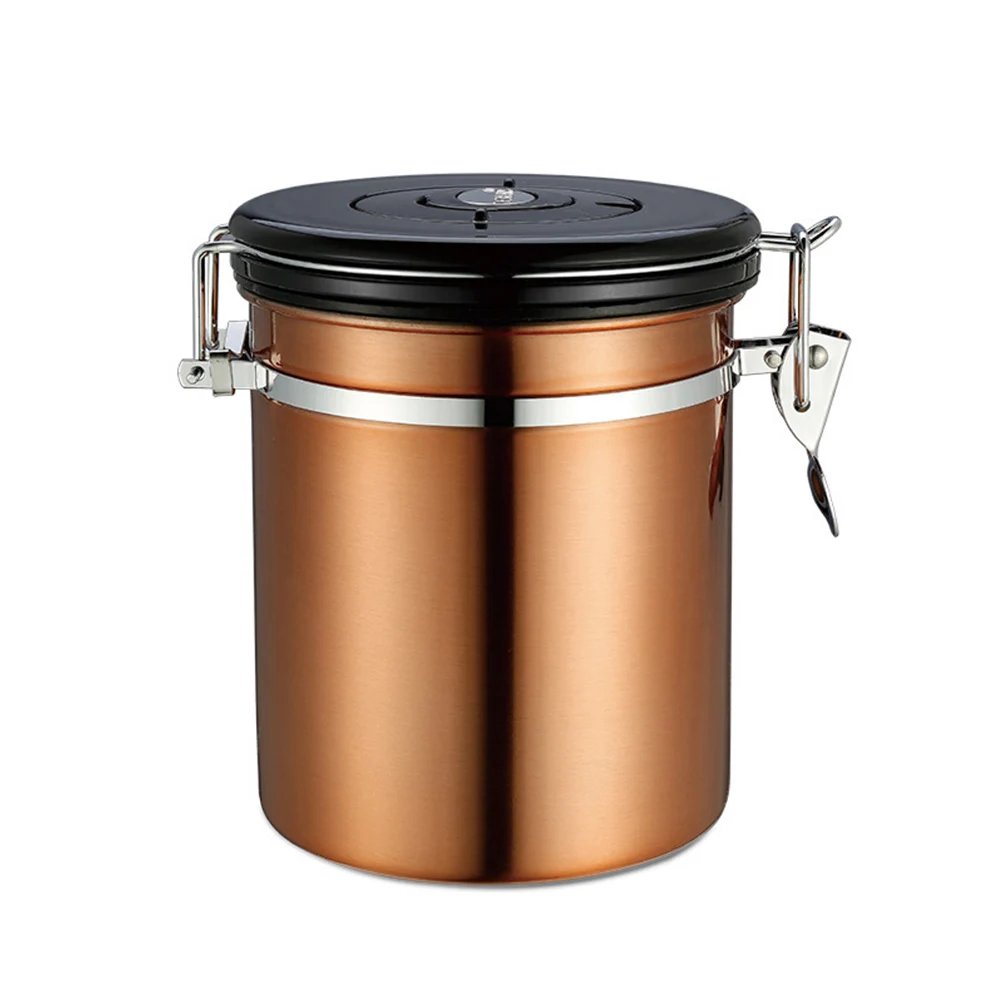 1.8L 304 Stainless Steel Sealed Tank with Exhaust Valve Storage Tank for Coffee Beans, Milk Powder, Tea, Dried Fruit
1.8L 304 Stainless Steel Sealed Tank with Exhaust Valve Storage Tank for Coffee Beans, Milk Powder, Tea, Dried Fruit
