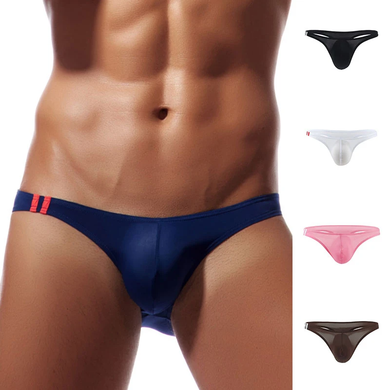 Sexy Men Briefs Thong Panties Cotton Comfortable Underwear Bikini Bulge Pouch Low-rise Underpants Briefs T-back Solid Panties
Sexy Men Briefs Thong Panties Cotton Comfortable Underwear Bikini Bulge Pouch Low-rise Underpants Briefs T-back Solid Panties