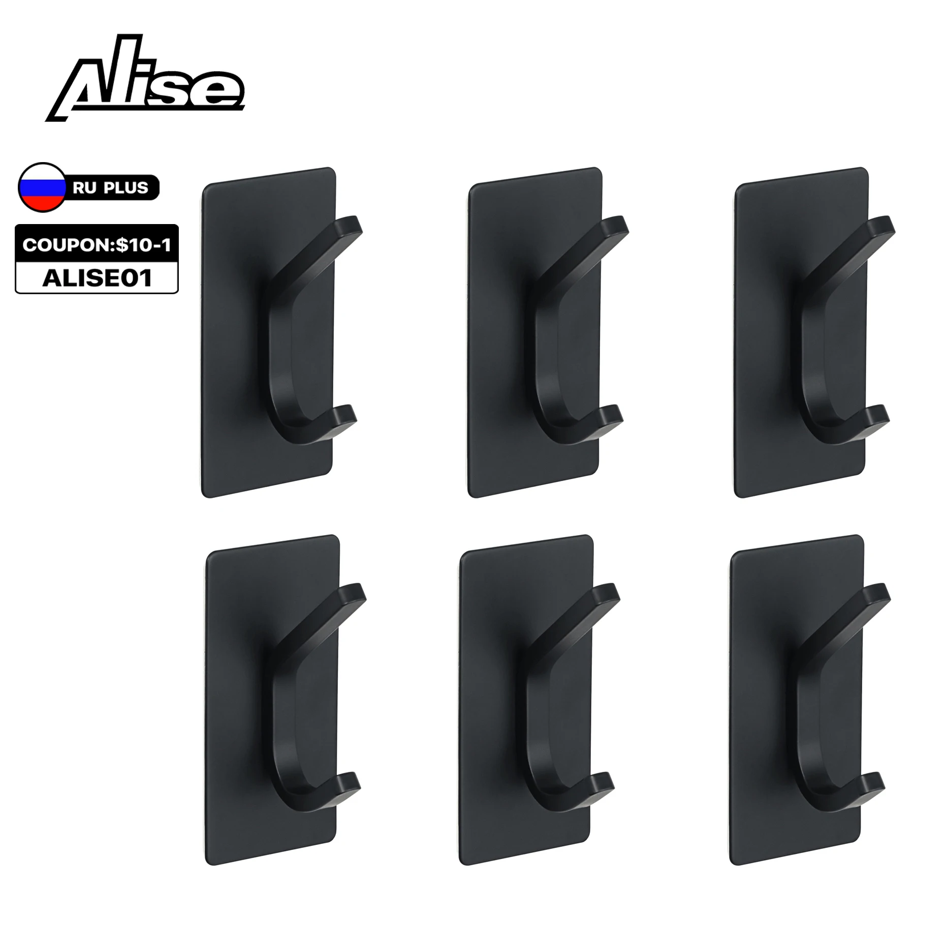 6pcs Towel Hooks Robe Coat Hook stainless steel Wall Mount for Kitchen Matte Black Bathroom Accessories
6pcs Towel Hooks Robe Coat Hook stainless steel Wall Mount for Kitchen Matte Black Bathroom Accessories