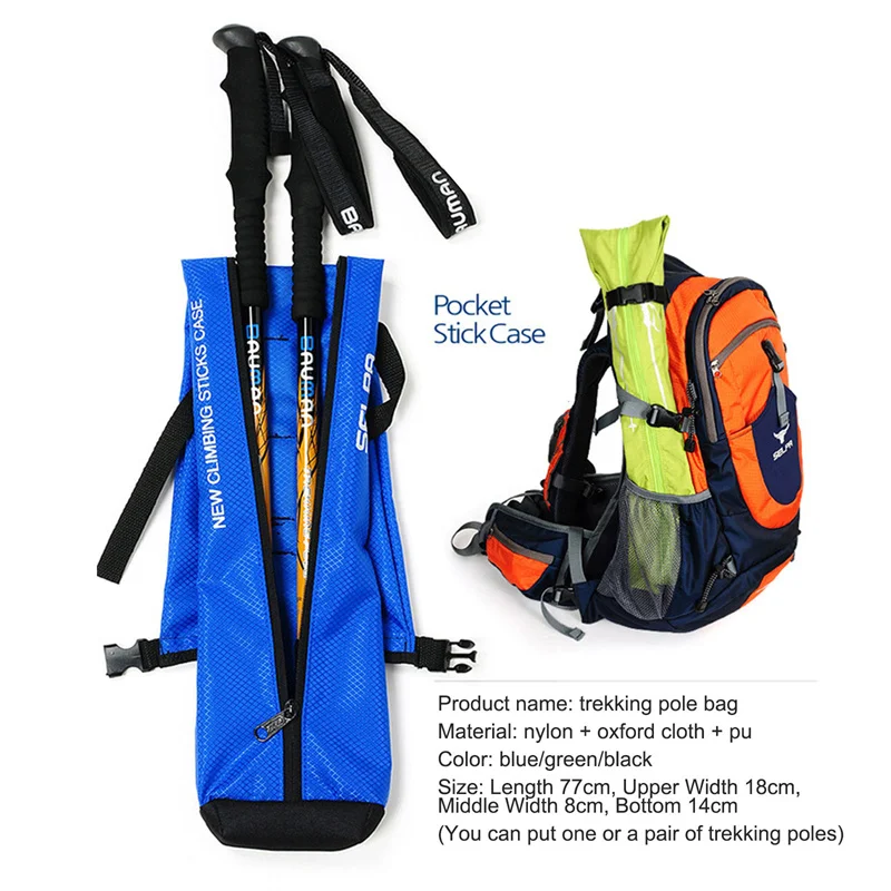 1PC Outdoor Hiking Walking Stick Carry Bag Waterproof Crutch Storage Case Walking Trekking Pole Bag Backpacking Carrying Bag
1PC Outdoor Hiking Walking Stick Carry Bag Waterproof Crutch Storage Case Walking Trekking Pole Bag Backpacking Carrying Bag